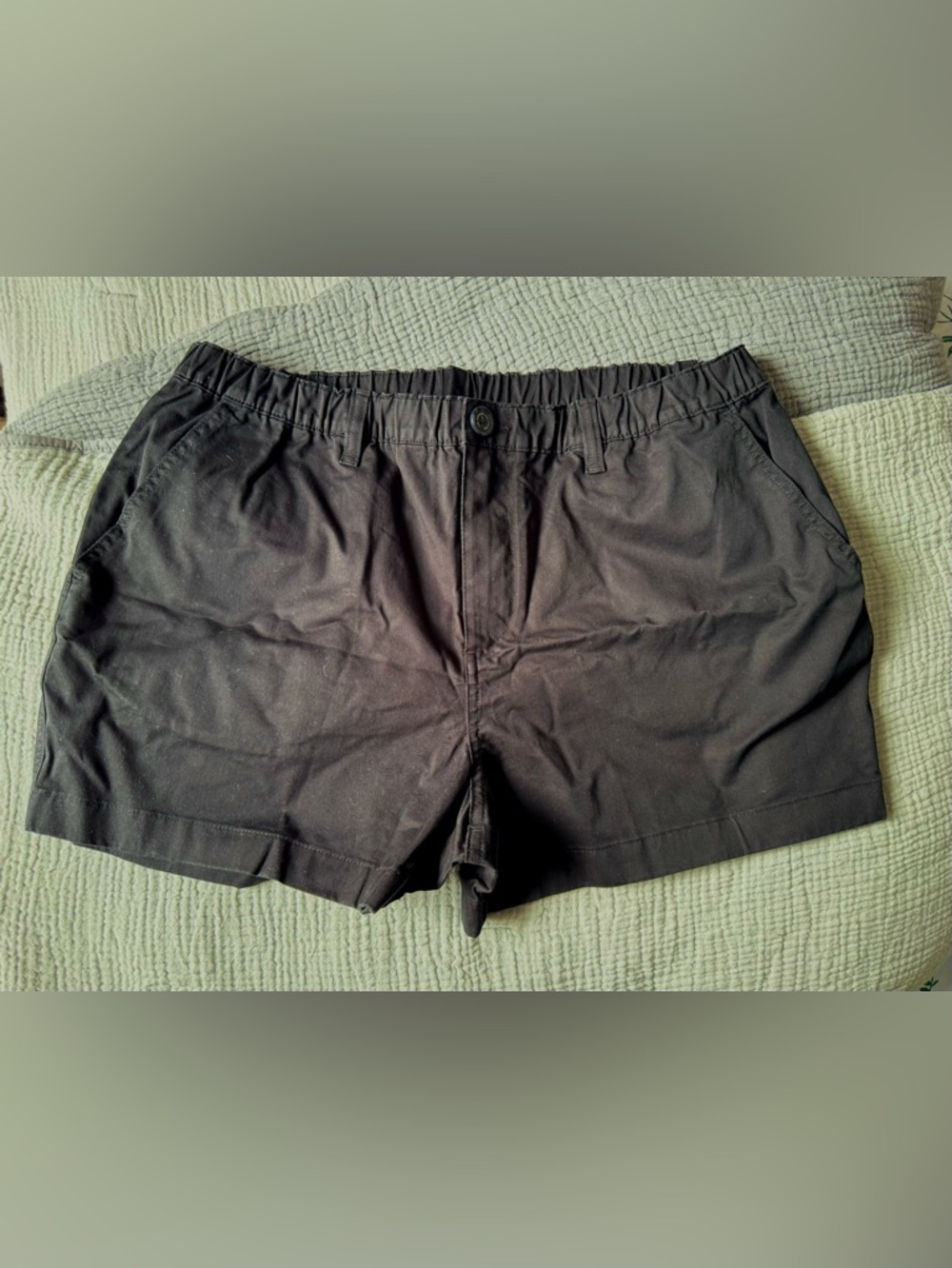 chubbies Black Flat-Front Men's Shorts